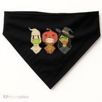 Halloween Creatures Pandemic USA-Made Doggie Bandana thumb 0