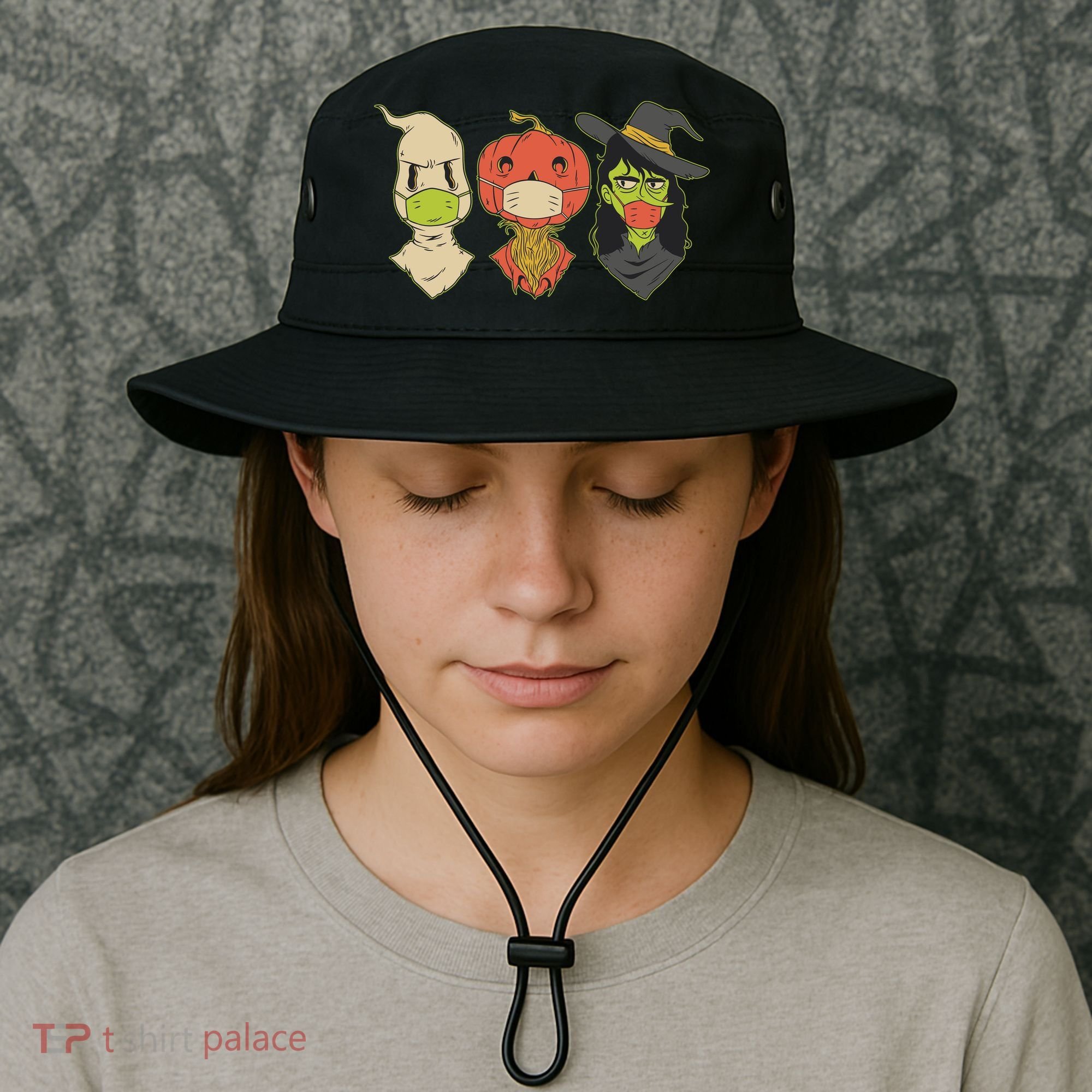 Halloween Creatures Pandemic Bucket Hat