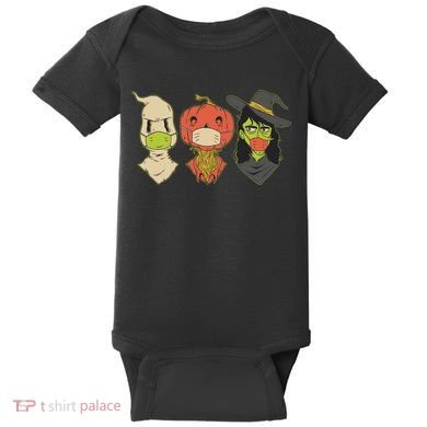 Halloween Creatures Pandemic Baby Bodysuit