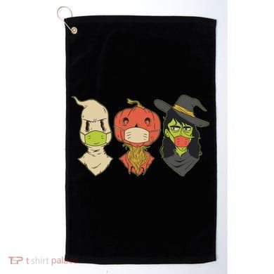 Halloween Creatures Pandemic Golf Towel