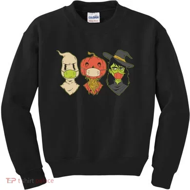 Halloween Creatures Pandemic Kids Sweatshirt