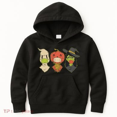 Halloween Creatures Pandemic Kids Hoodie