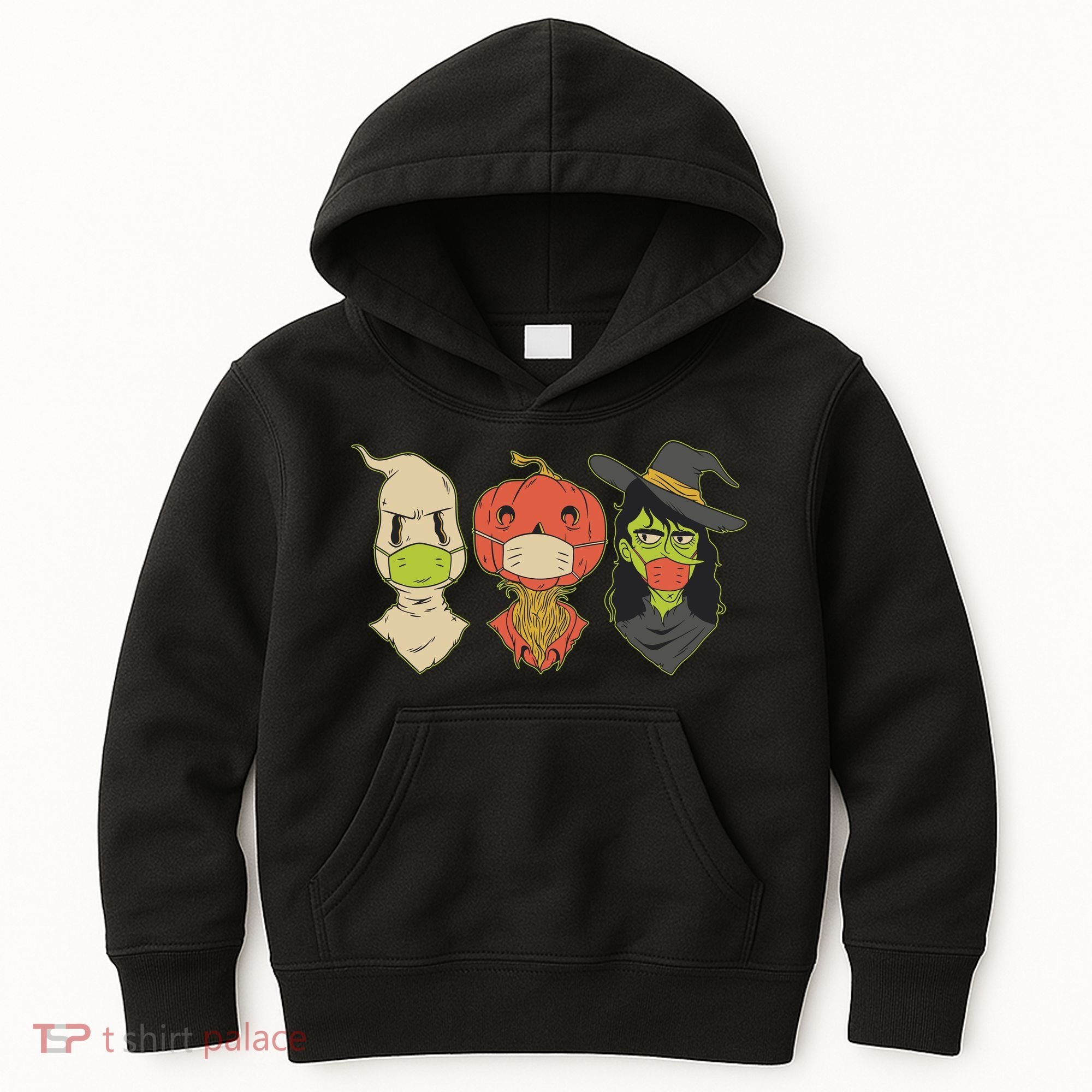 Halloween Creatures Pandemic Kids Hoodie