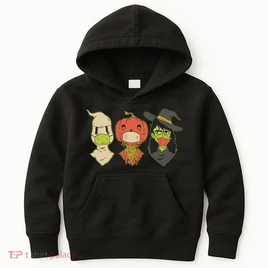 Halloween Creatures Pandemic Kids Hoodie