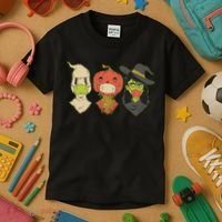 Halloween Creatures Pandemic Kids T-Shirt thumb 3