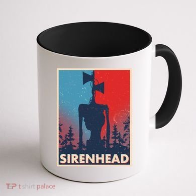 Halloween Creepy Sirenhead Vintage Coffee Mug back