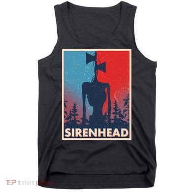 Halloween Creepy Sirenhead Vintage Tank Top