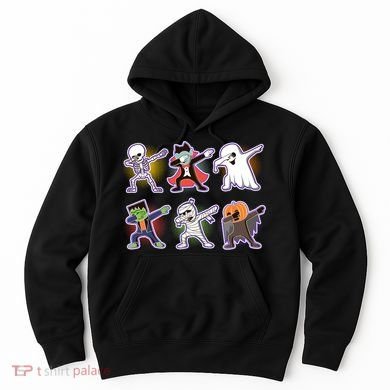 Halloween Cute Funny Dabbing Monsters Hoodie