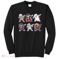 Halloween Cute Funny Dabbing Monsters Sweatshirt thumb 0
