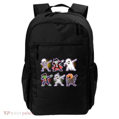 Halloween Cute Funny Dabbing Monsters Backpack