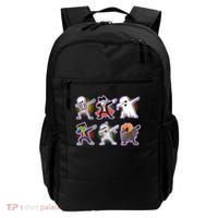 Halloween Cute Funny Dabbing Monsters Backpack thumb 0