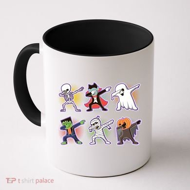 Halloween Cute Funny Dabbing Monsters Coffee Mug