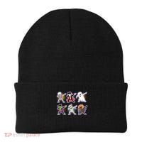 Halloween Cute Funny Dabbing Monsters Beanie thumb 0