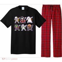 Halloween Cute Funny Dabbing Monsters Pajama Set thumb 0