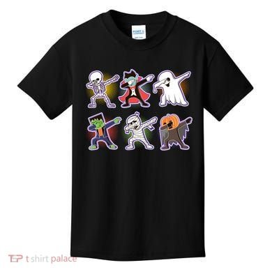 Halloween Cute Funny Dabbing Monsters Kids T-Shirt