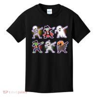 Halloween Cute Funny Dabbing Monsters Kids T-Shirt thumb 0