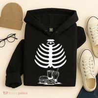 Halloween fast food skeleton Hoodie thumb 4
