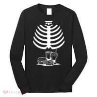 Halloween fast food skeleton Long Sleeve Shirt thumb 0