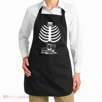Halloween fast food skeleton Apron thumb 2