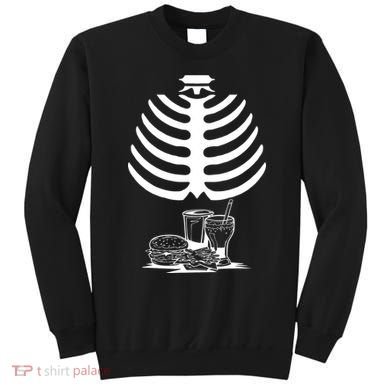 Halloween fast food skeleton Sweatshirt