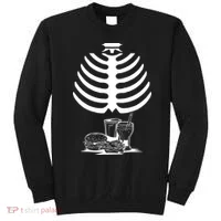 Halloween fast food skeleton Sweatshirt thumb 0