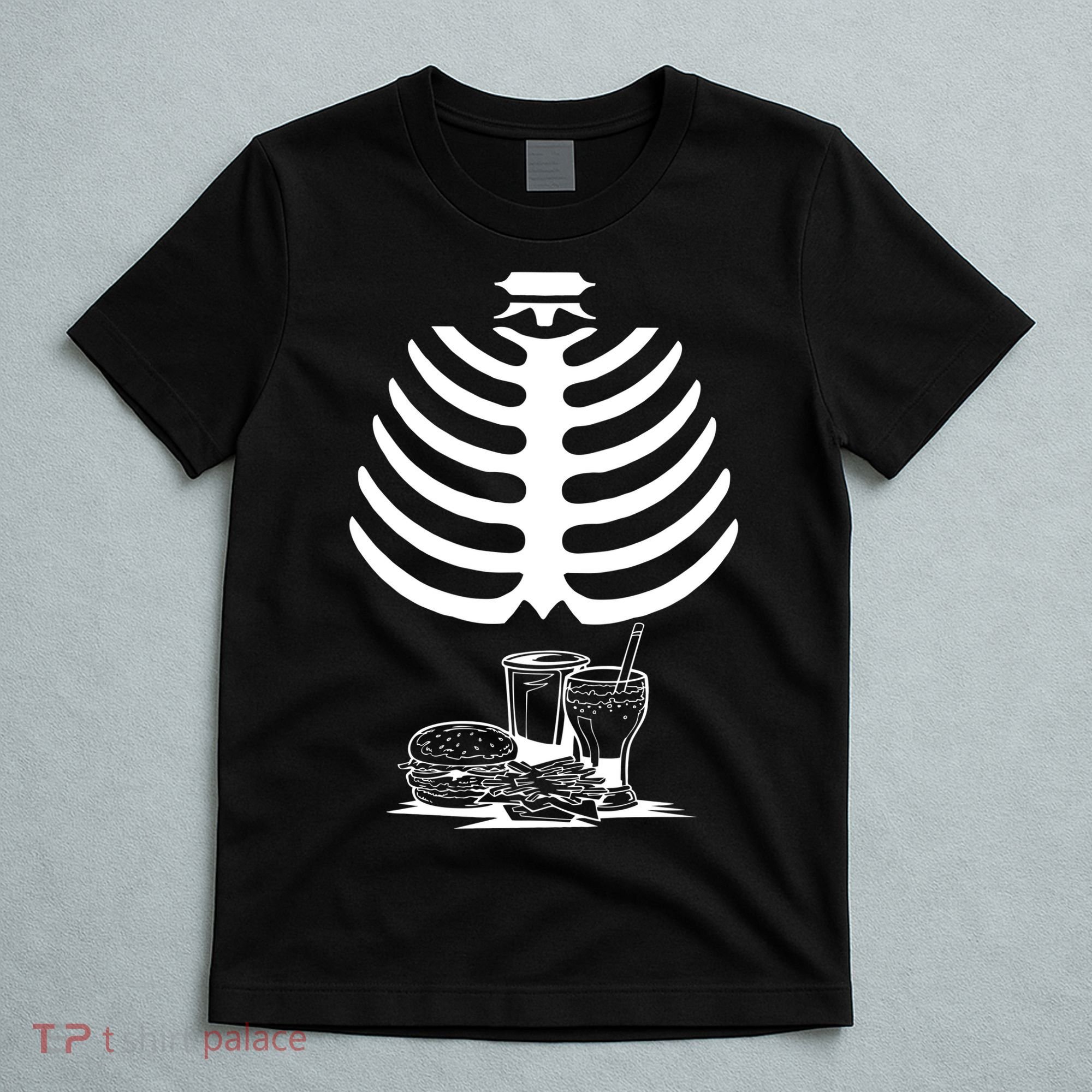 Halloween fast food skeleton T-Shirt