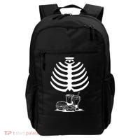 Halloween fast food skeleton Backpack thumb 0