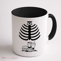 Halloween fast food skeleton Coffee Mug thumb 1