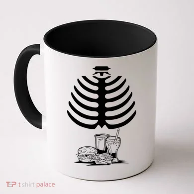 Halloween fast food skeleton Coffee Mug