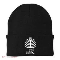 Halloween fast food skeleton Beanie thumb 0