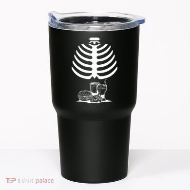 Halloween fast food skeleton Tumbler
