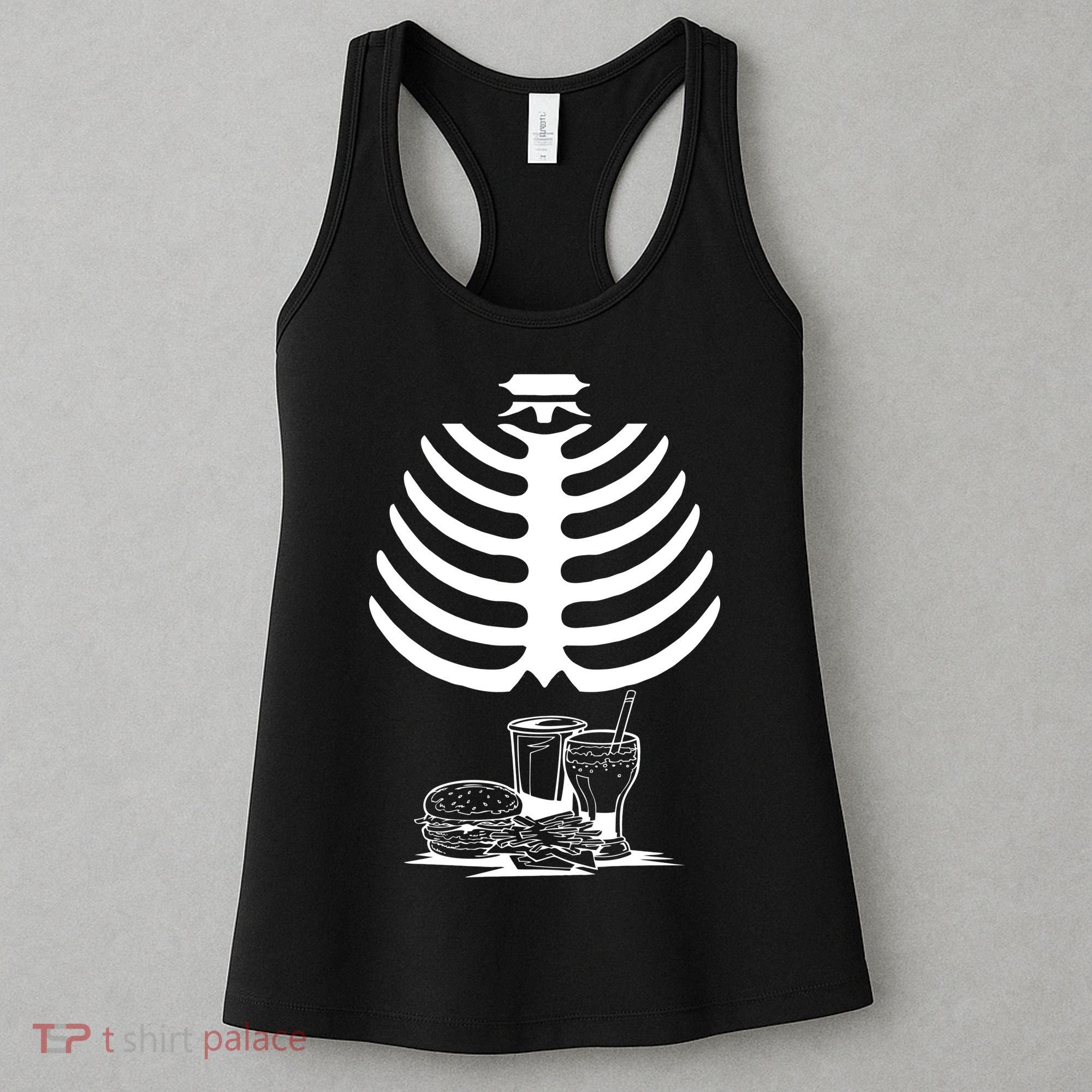 Halloween fast food skeleton Women's Tank Top