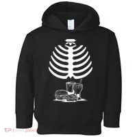 Halloween fast food skeleton Toddler Hoodie thumb 0