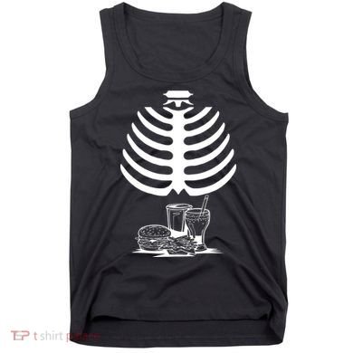 Halloween fast food skeleton Tank Top