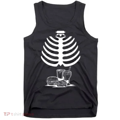 Halloween fast food skeleton Tank Top