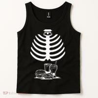 Halloween fast food skeleton Tank Top thumb 2