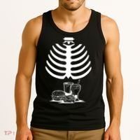 Halloween fast food skeleton Tank Top thumb 3