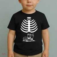 Halloween fast food skeleton Toddler T-Shirt thumb 2