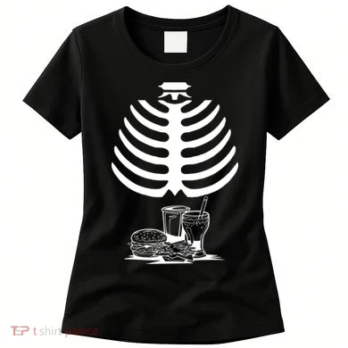 Halloween fast food skeleton Women's T-Shirt