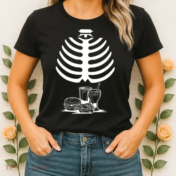 Halloween fast food skeleton Women's T-Shirt