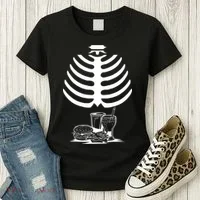 Halloween fast food skeleton Women's T-Shirt thumb 3