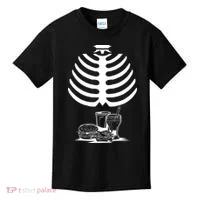 Halloween fast food skeleton Kids T-Shirt thumb 0