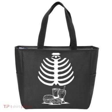 Halloween fast food skeleton Tote Bag