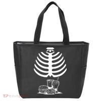 Halloween fast food skeleton Tote Bag thumb 0