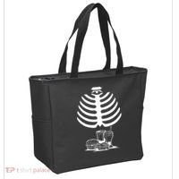 Halloween fast food skeleton Tote Bag thumb 2