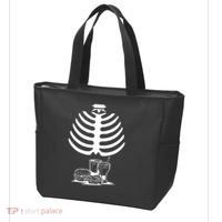 Halloween fast food skeleton Tote Bag thumb 3