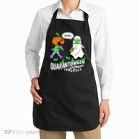 Halloween Funny Quarantoween 6 Feet Pumpkin Ghost Apron thumb 2