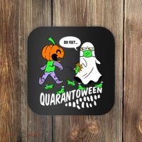 Halloween Funny Quarantoween 6 Feet Pumpkin Ghost Coaster thumb 0