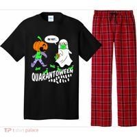 Halloween Funny Quarantoween 6 Feet Pumpkin Ghost Pajama Set thumb 0