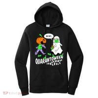 Halloween Funny Quarantoween 6 Feet Pumpkin Ghost Women's Hoodie thumb 0
